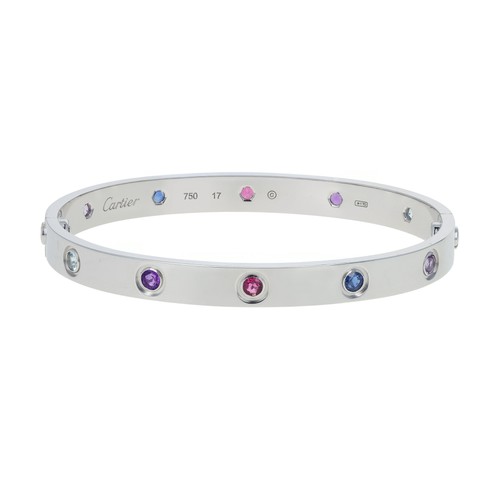 Cartier love 18k - cartier, weißgold