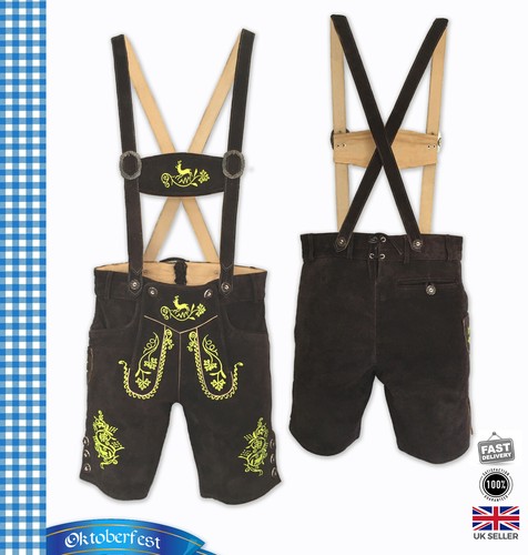 Bayrische lederhose mit - lederhose,