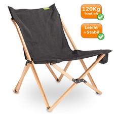Lounge campingstuhl buchenholz - lounge,
