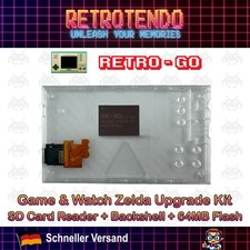 Game & Watch Zelda – SD Mod + 64MB Flash + 3D Shell Clear – Retro-Go kompatibel