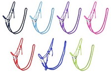 Knotenhalfter mit Zügel in tollen Farben für Shetty, Pony, Cob, Full Farbauswahl