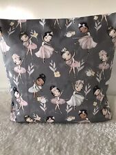 Dekokissen❤️Kinderkissen❤️Ballerina❤️Kissenbezug❤️Kissenhülle❤️40x40 cm❤️Kinder