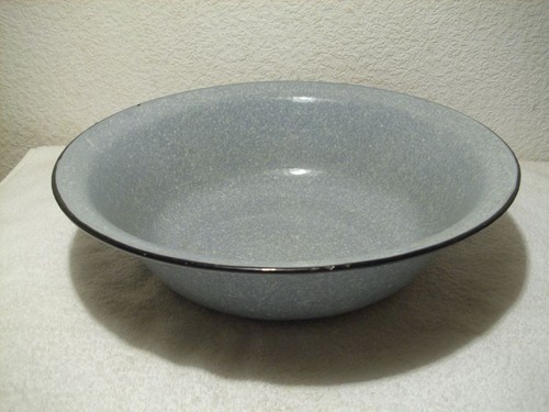 Ddr emaille schüssel grau - ddr,