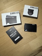 The Ridge Wallet schwarz Slim RFID Blocking Wallet Money Clip Geldbeutel OVP