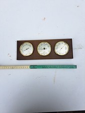 Wetterstation Thermometer Barometer Holz Hydrometer,