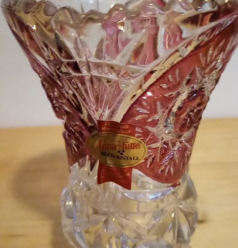 Bleikristall vase rot anna - bleikristall,