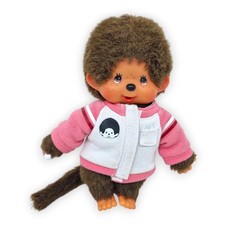 Monchhichi Sekiguchi Puppe Mädchen Jacke 25Y3459 20 cm Figur Affe Monchichi Alt