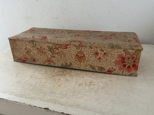 Alte stoffschachtel shabby - alte,