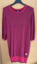 MAZINE Strickkleid Kleis Rot - Blau Streifenkleid Größe L NEU ohne Etikett