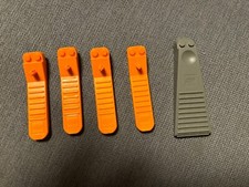 LEGO Trenner Steintrenner Steinelöser 96874 4x orange + 1x Grau (Alt)