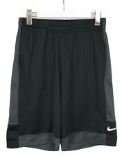 Nike Dri-Fit Shorts Herren Klein Atmungsaktiv Kontrast Platten Zug auf Schwarz