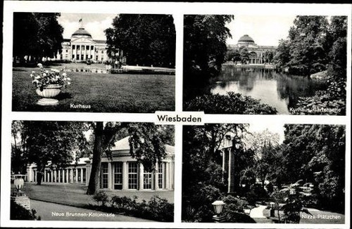 Alte wiesbaden in - ak,