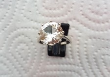 Silber Ring  835 mit Edelstein