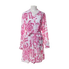 Kleid, Größe: L, Pink/Weiß