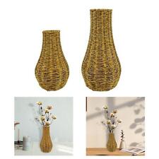 Retro-Stil Rattan Vase