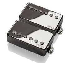 EMG 57/66 Alnico V Active Hals & Brücke Humbucker Set schwarz chrom kostenloser Versand