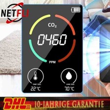3IN1 CO2 Melder Messgerät Luftqualitätsprüfer Kohlenstoffdioxid Sensor Messung