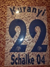 FC Schalke 04 Kuranyi 22 blau Flock Beflockung für Trikot Spielertrikot z0212