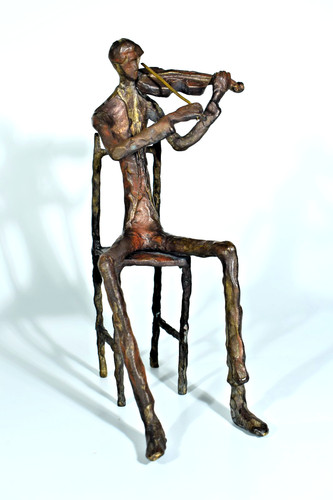 Surrealistische bronze figur - surrealistische,