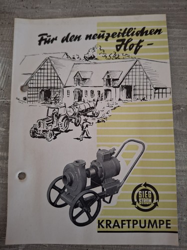 Altes prospekt landwirtschaft - altes,
