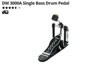 DW 3000A Single Fußmaschine (Bass Drum Pedal) - NEU & OVP / Ungeöffnet!