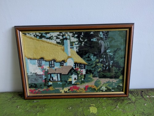 Vintage gerahmtes landhaus - vintage,
