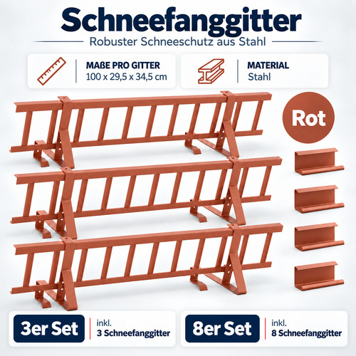 Schneefanggitter stahl schutz - schneefanggitter,