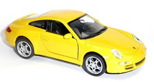 Porsche 911 (997) Carrera S gelb Modellauto 1:37 / ca. 12 cm von WELLY Neuware