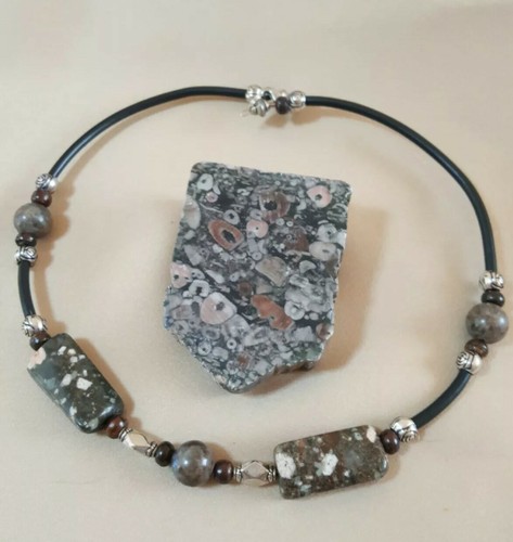 Edelstein collier kette - collier,
