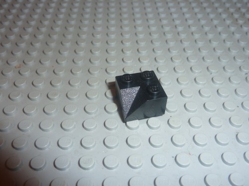 Lego black slope brick ref - brick,