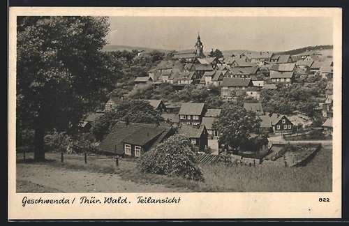 Ansichtskarte geschwenda th - geschwenda, /th