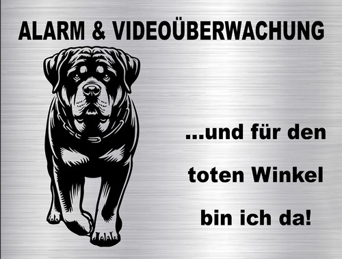 Rottweiler hundewarnschild - rottweiler,