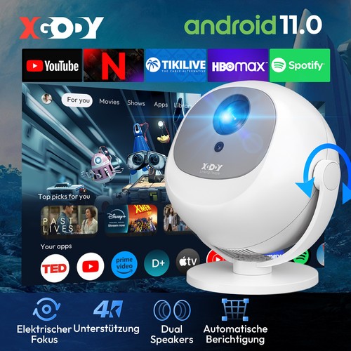 Xgody mini beamer 5g - 4k,