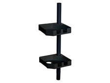 Wenko Teleskop Duscheckregal XXL, mit 4 Ablageflächen, schwarz - B-Ware sehr gut