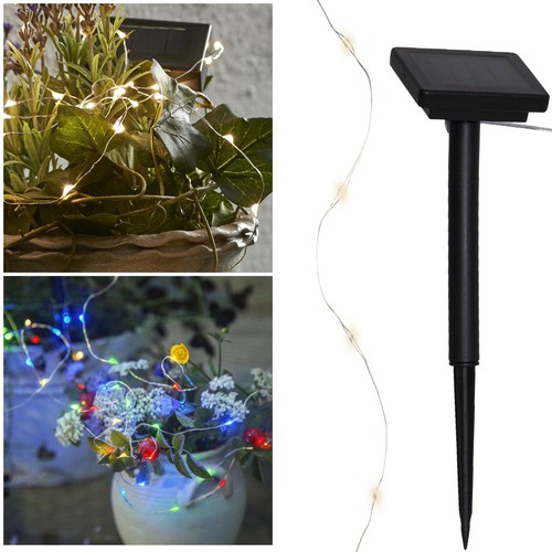 Led solar draht - solar, lichterkette
