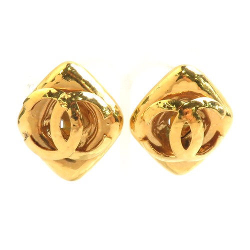 Echte chanel logo ohrringe - chanel,