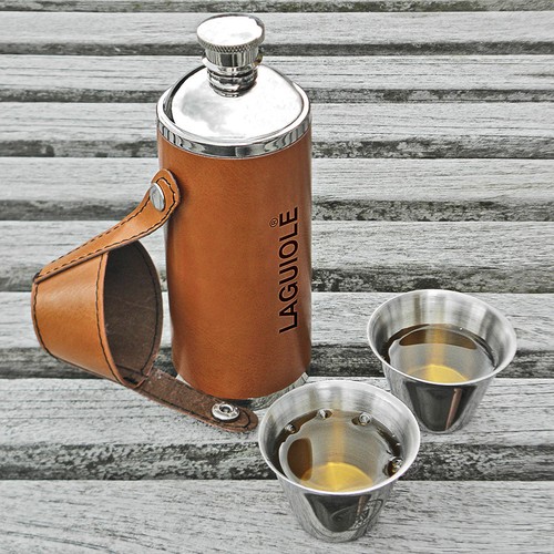 Laguiole flachmann set - flachmann,