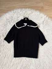 Kragenpullover Wolle Struktur