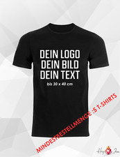 Unisex T-Shirt personalisierbar mit Logo Werbeartikel Arbeitskleidung Wappen_04A