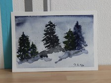 Original Bild Unikat Aquarell