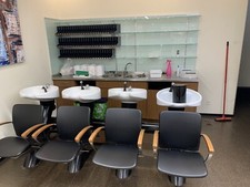 friseureinrichtung Waschbecken