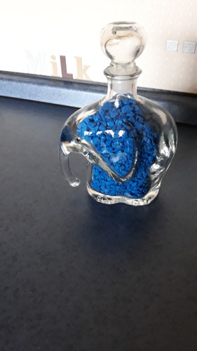 Glas elefant mit - elefant,