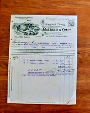 Alte Rechnung Maerker & Kraft