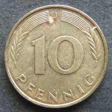 Deutschland / BRD, 10 Pfennig 1982 J, ( 2 ) Jä. Nr. 383, ss