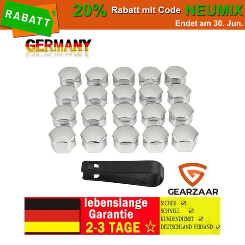 20x chrom kappen 17mm für - 20x,