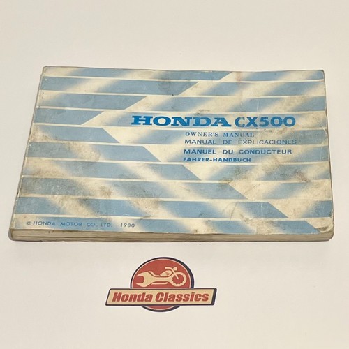 Honda cx500 fahrerhandbuch - cx500,