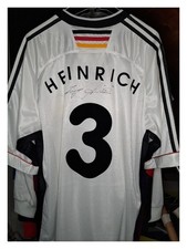 DfB Deutschland Fußball Trikot Adidas WM 1998 Jörg Heinrich XL  Autogramm signed
