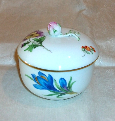 Meissen zuckerdose blume 1 - blume,