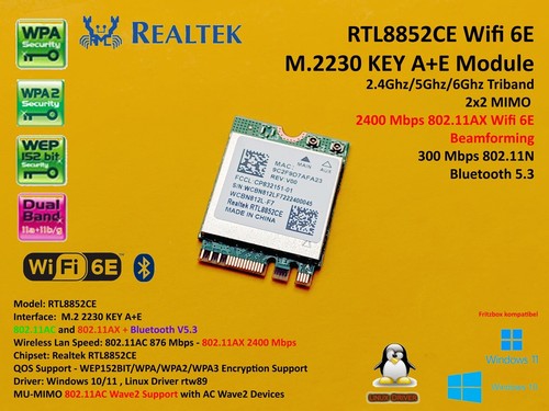 Wifi bluetooth 802 11ax - bluetooth, 5.3