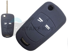 Opel Schlüssel Klappschlüssel Silikon Hülle Cover Astra Corsa Vectra Zafira SCHW